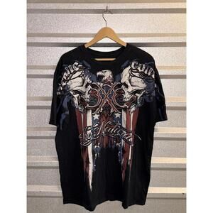Y2k Skull Xtreme Couture The Natural Eagle Tee  XXL